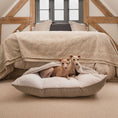 Load image into Gallery viewer, Sleepy Burrows Bed in Mink Bouclé