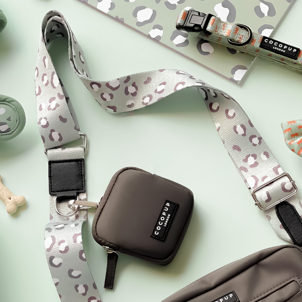Cocopup London - 🐆 Bag Strap - Sage Leopard