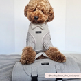 Load image into Gallery viewer, Brown Tweed Adjustable Neck Harness
