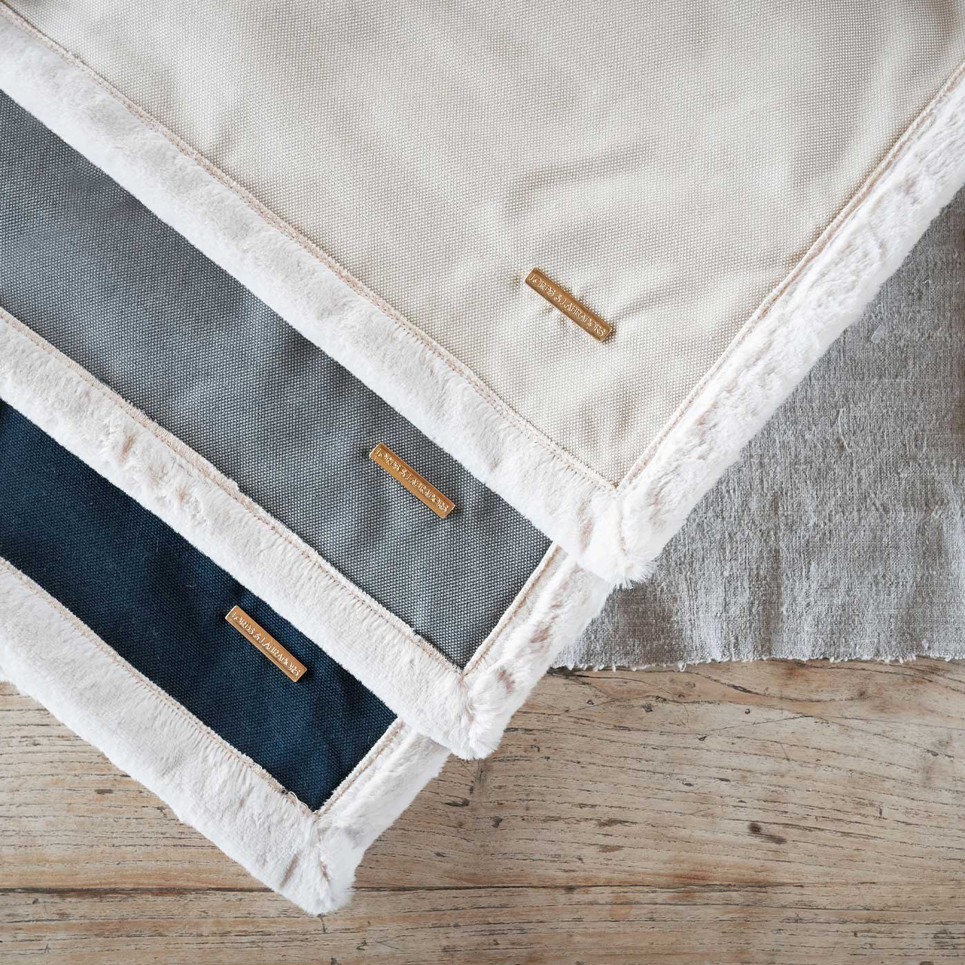 Essentials Twill Blanket in Denim: Denim