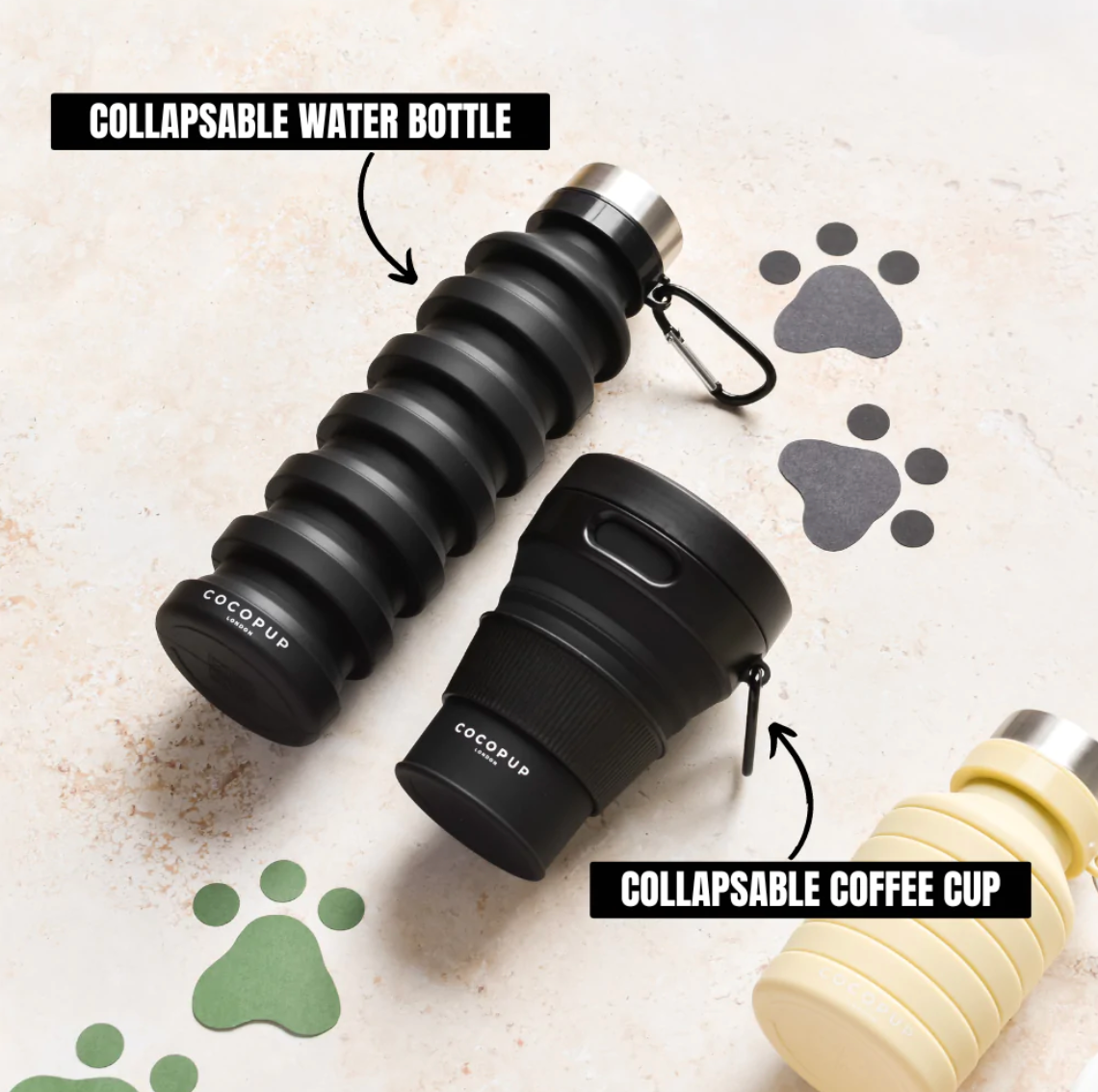 Collapsible Coffee Cup - Black
