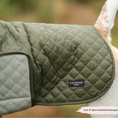 Load image into Gallery viewer, LUXE Quilted Dog Coat - Country Khaki

