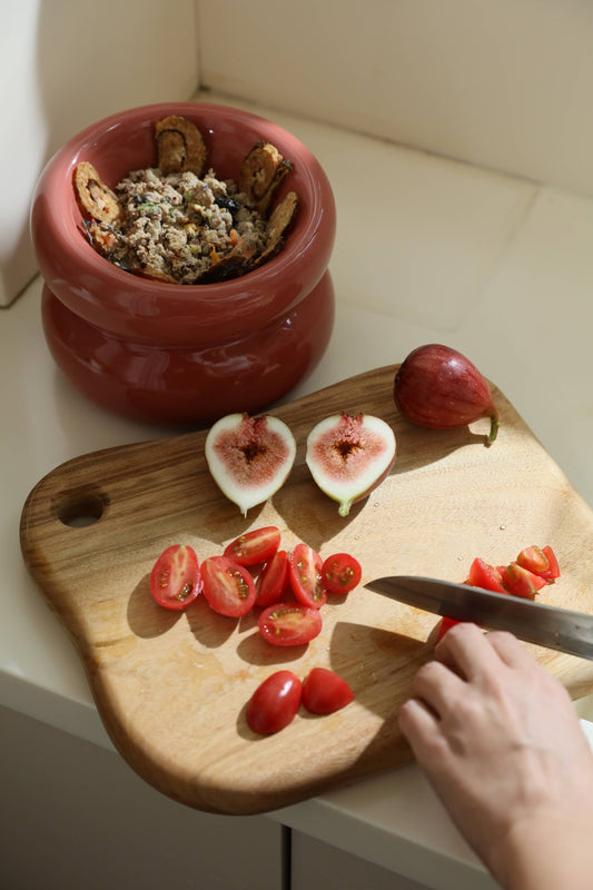 PEHOM - Soufflé Pet Bowl - Rose Pink
