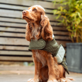 Load image into Gallery viewer, LUXE Quilted Dog Coat - Country Khaki
