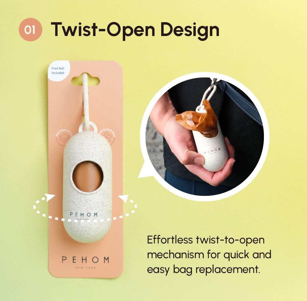 PEHOM - Poop Dispenser & Bags: Poop Dispenser