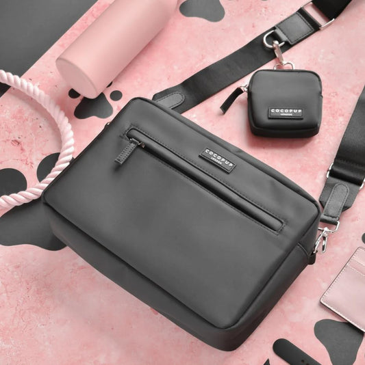 Cocopup London - 🖤 Dog Walking Bag - Large Black