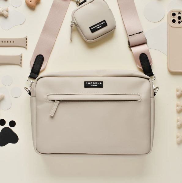 Dog Walking Bag - Large Caramel Latte