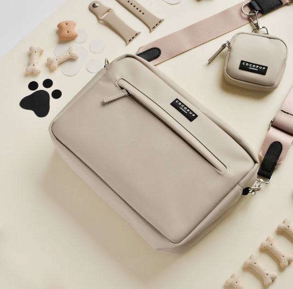Dog Walking Bag - Large Caramel Latte