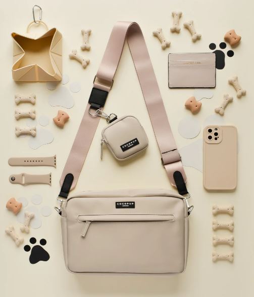 Dog Walking Bag - Large Caramel Latte