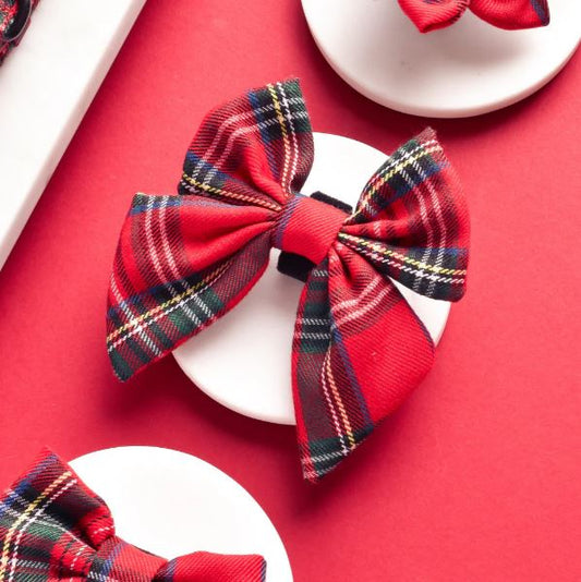 Cocopup London - ❤️Tartan Sailor Bow Tie
