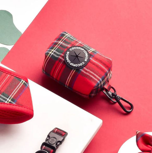 Cocopup London - ❤️ Tartan Poop Bag Holder