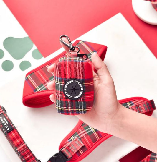 Cocopup London - ❤️ Tartan Poop Bag Holder