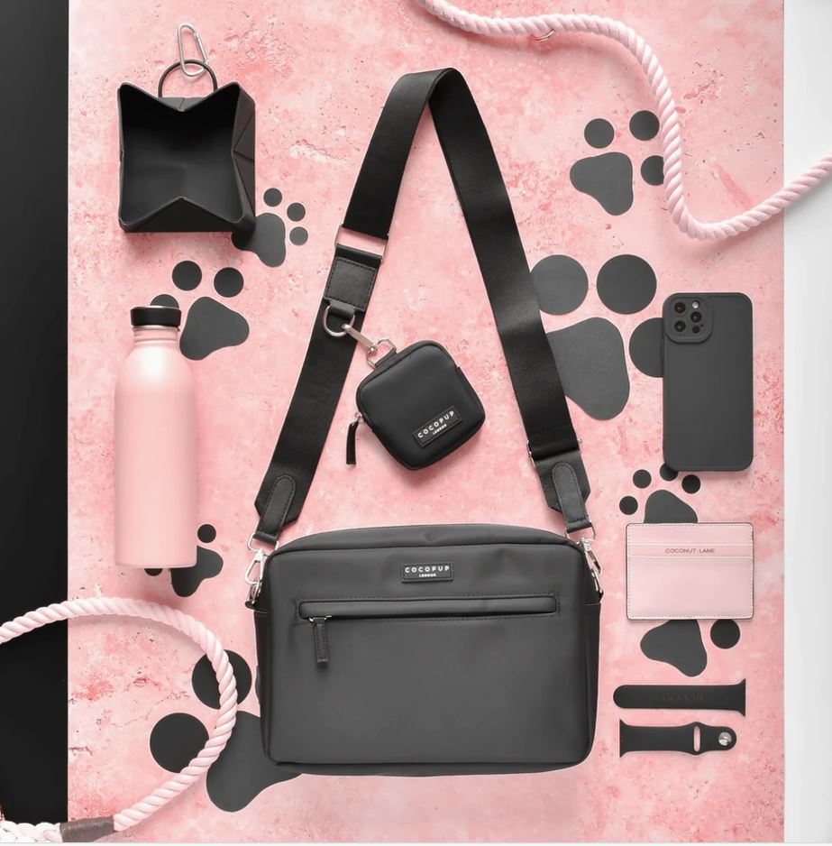 Dog Walking Bag - Large Black