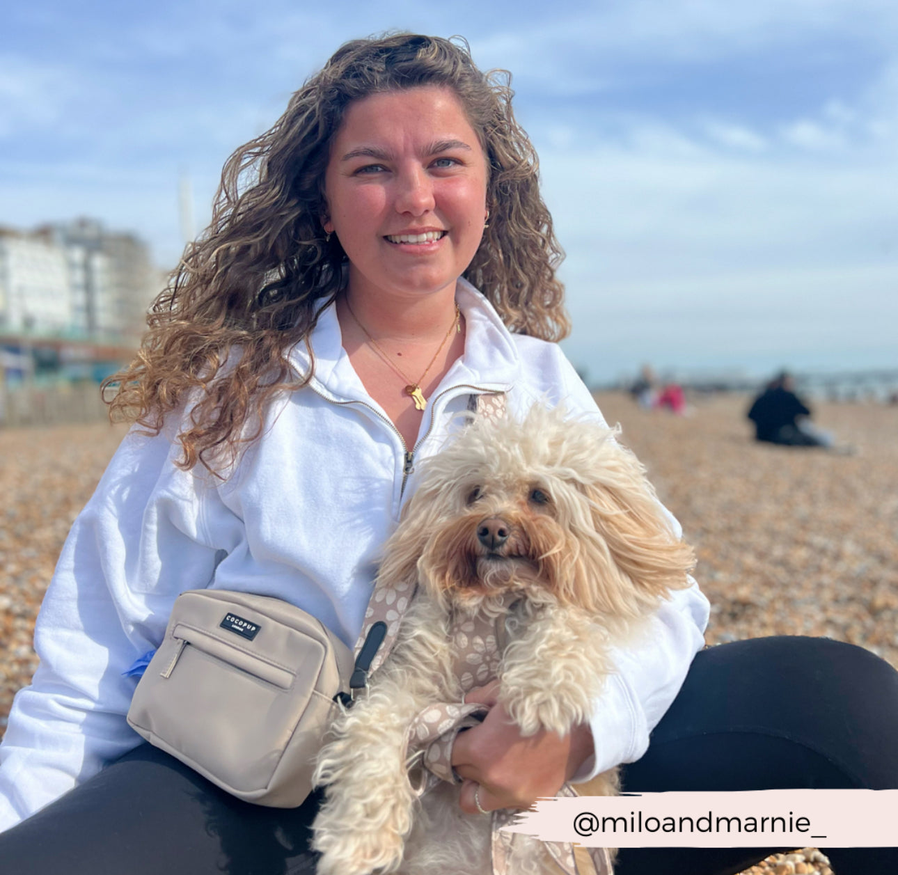 Cocopup London - 🌸 Mocha Flower Adjustable Neck Harness