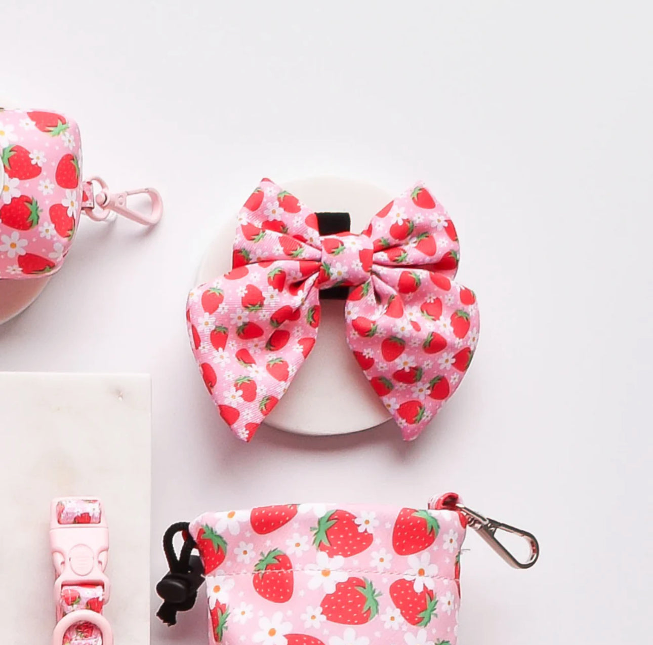 Pupberry Fields Sailor Bow Tie