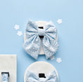 Load image into Gallery viewer, Baby Blue Flower LUXE Sailor Bow Tie

