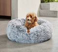 Load image into Gallery viewer, Calming Cuddler Dog Bed - Silver Fox
