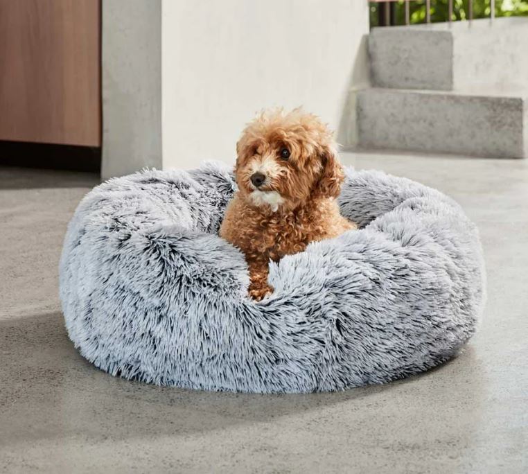 Calming Cuddler Dog Bed - Silver Fox