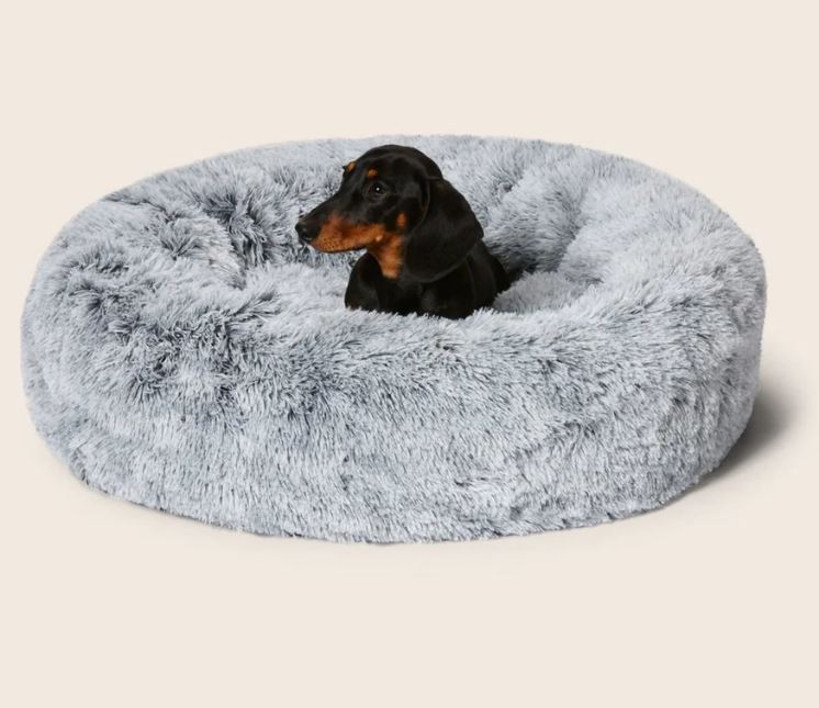Calming Cuddler Dog Bed - Silver Fox
