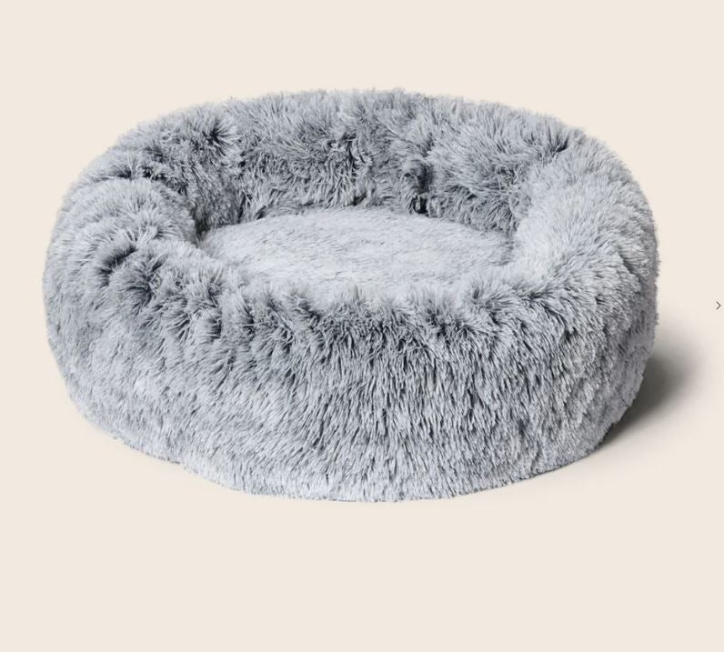 Calming Cuddler Dog Bed - Silver Fox