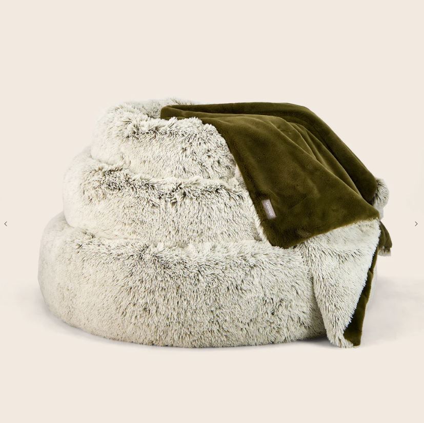 Snooza - Calming Cuddler Dog Bed - Mink