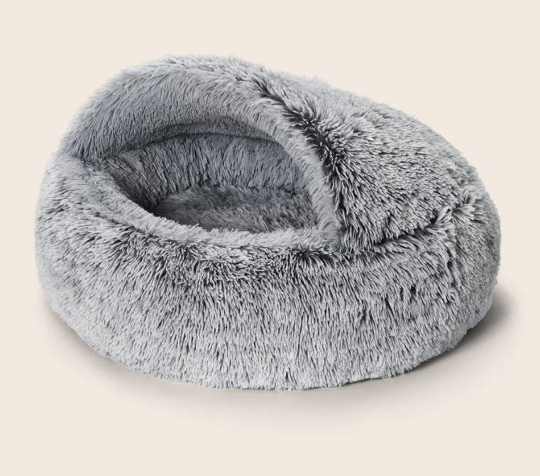 Calming Hoodie Cuddler - Silver Fox
