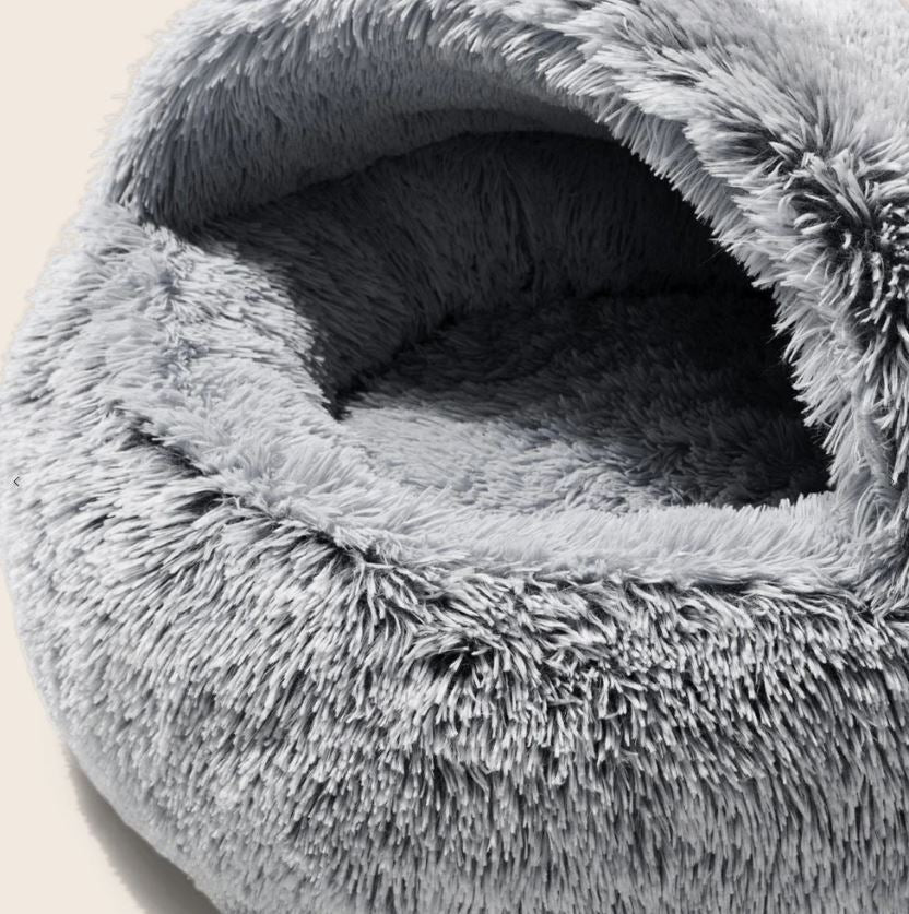 Calming Hoodie Cuddler - Silver Fox