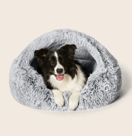 Snooza - Calming Hoodie Cuddler - Silver Fox