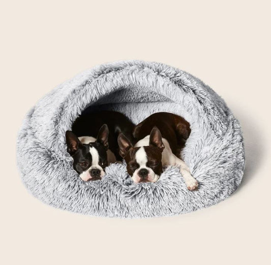 Snooza - Calming Hoodie Cuddler - Silver Fox