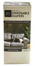 Load image into Gallery viewer, Zeez Disposable Dog Diapers - 12 Pack
