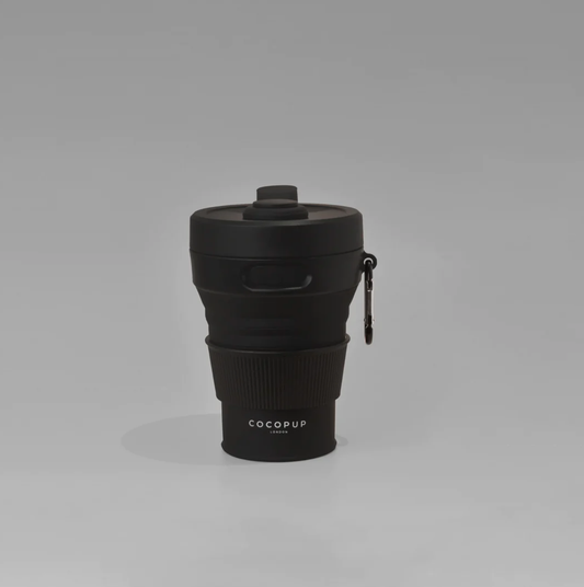 Cocopup London - Collapsible Coffee Cup - Black