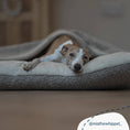 Load image into Gallery viewer, Sleepy Burrows Bed in Mink Bouclé
