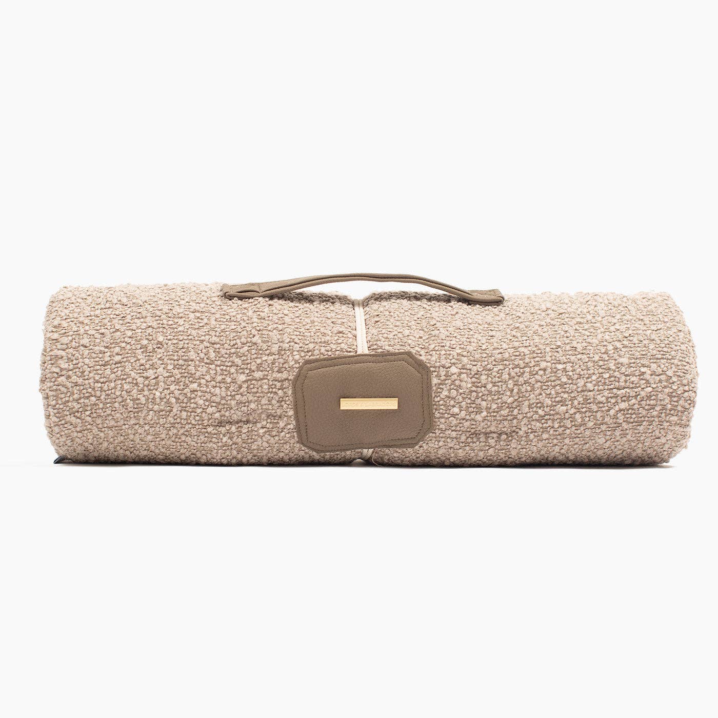Travel Mat in Mink Bouclé