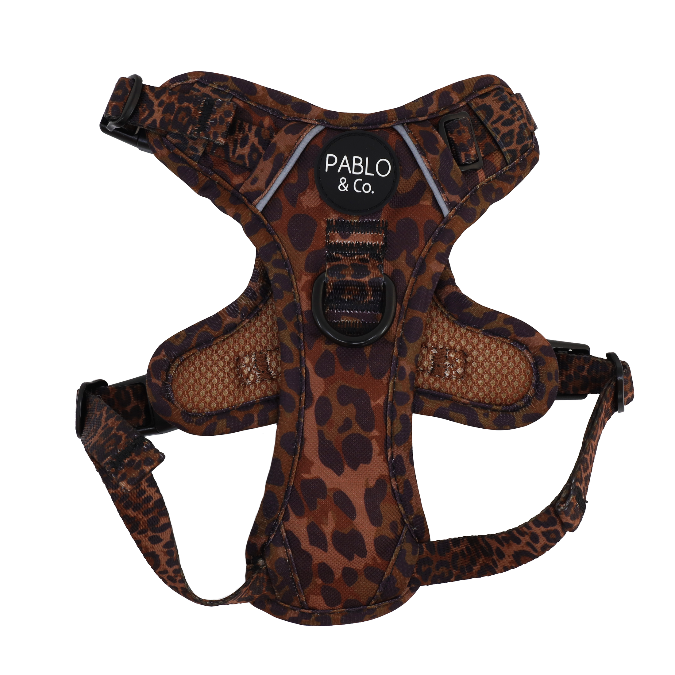 Pablo & Co. Boutique - Leopard: No Pull Adventure Harness: XS